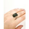 Moldavite ring in silver 2000267030008