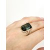 Moldavite ring in silver 2000267030008