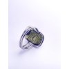 Moldavite ring in silver 2000267030008