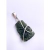 Moldavite pendant in silver 2000076450004