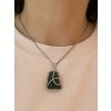 Moldavite pendant in silver 2000076450004