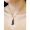 Gold pendant with Moldavite P2000163630005