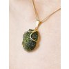 Gold pendant with Moldavite P2000039030007
