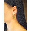 Gold heart shaped earrings 2000331210008
