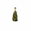 Gold pendant with uncut Moldavite 2000331250004