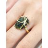 Gold ring with Moldavite P2000283020007
