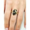 Gold ring with Moldavite P2000283020007