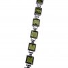 Silver bracelet with Moldavite P2000301890001