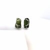 Moldavite earring in silver 2000066940003