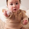 Dudlíky silikonové 6m+, 2 ks - blush/latte
