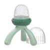 Krmící dudlík a kousátko - světle zelené