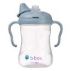 Hrneček s pítkem 4m+ - světle modrý 240 ml
