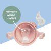 Hrneček s pítkem 4m+ - světle růžový 240 ml