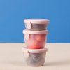 Sada krabiček Snack tubs 3ks - růžové