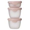 Sada krabiček Snack tubs 3ks - růžové