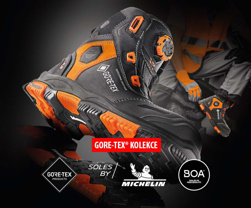 Pracovní a bezpečnostní obuv s membránou GORE-TEX®