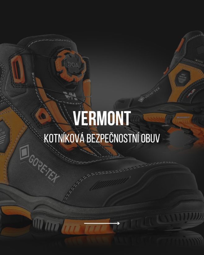 Bezpečnostní obuv VERMONT 🔥 ✔️ GORE-TEX® membrána ✔️ MICHELIN® podešve ✔️ BOA® Fit System 👉🏼 K dostání na vm-obuv.cz nebo...