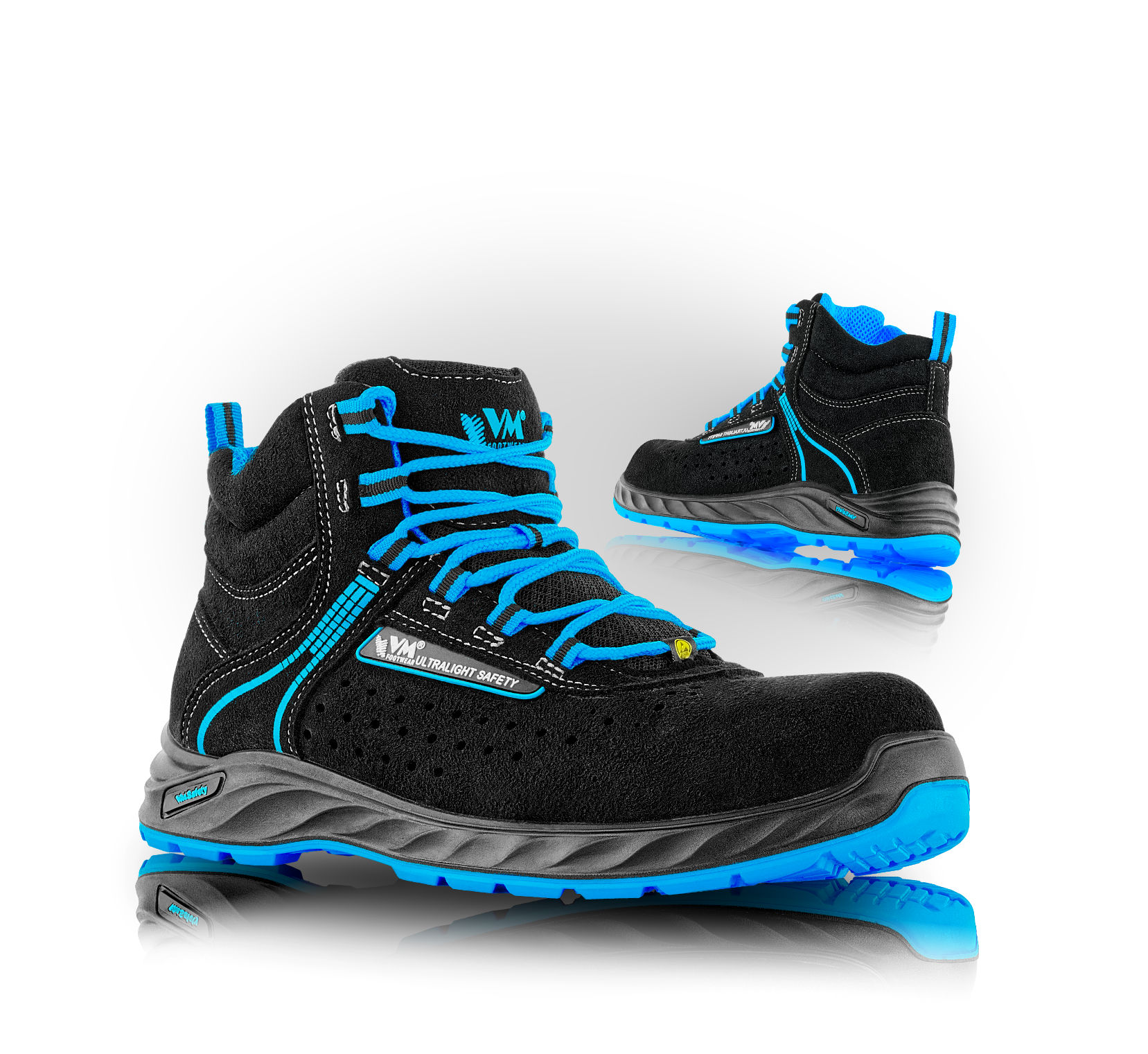 VM Footwear QUEBEC členková bezpečnostná obuv ESD Veľkosť: 44