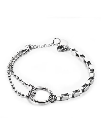 447 1 stribrny naramek chain