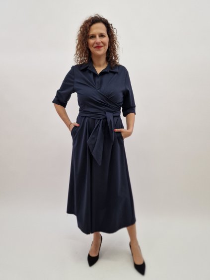 1405 1 damske strecove saty s vazanim uni vel 40 44