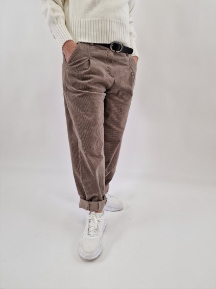 Dámské manšestrové kalhoty uni vel 38-42