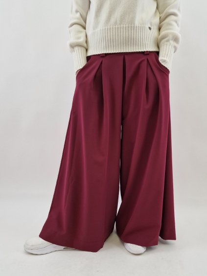 Dámské široké sukňové kalhoty uni vel 38-42