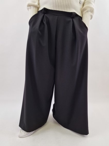 Dámské široké sukňové kalhoty uni vel 38-42