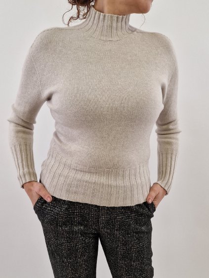 Dámský svetr se stojáčkem uni vel 36-38