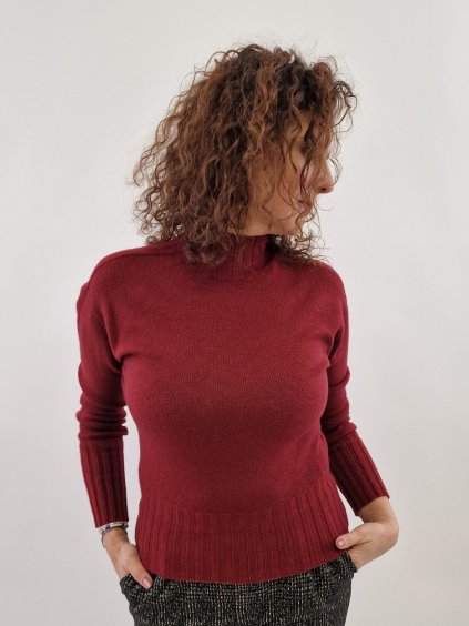 Dámský svetr se stojáčkem uni vel 36-38