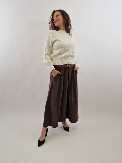 Dámská manšestrová sukně uni vel 36-40