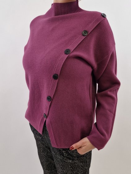 Dámský svetr se stojáčkem uni vel 36-40