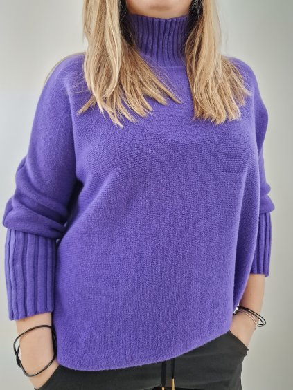 Dámský lehký svetr rolák uni vel. 40/44