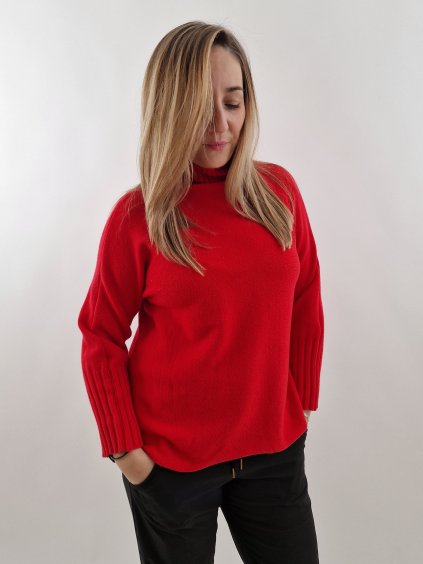 Dámský lehký svetr rolák uni vel. 40/44