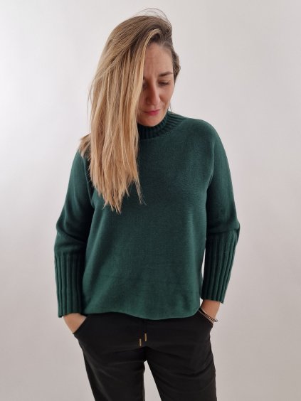 Dámský lehký svetr rolák uni vel. 40/44