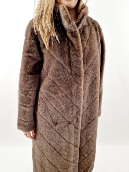 Dámský kabát kožich uni vel 40/44