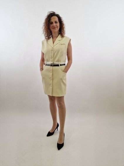 Dámské šaty s páskem S/M