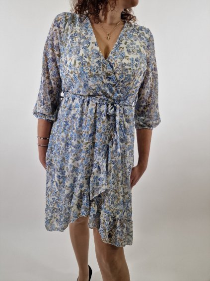 Dámské lehké midi šaty uni vel 36/38