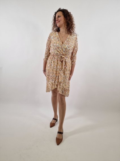 Dámské lehké midi šaty uni vel 36/38