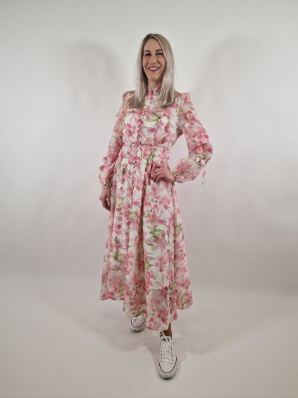 Dámské boho květinové šaty vel S/M