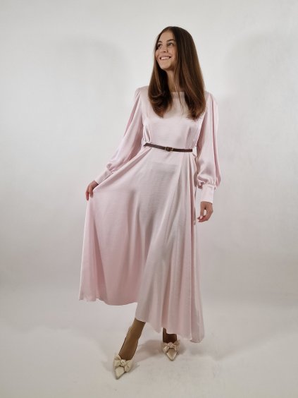 Dámské samet dlouhé šaty uni vel 38/42