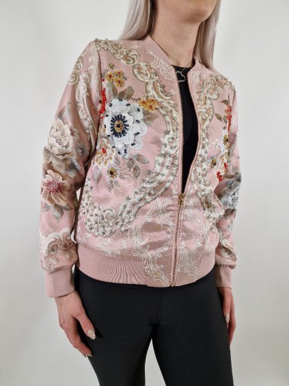 Dámská bunda s aplikací vel 40/42