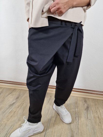 367 damske pohodlne strecove kalhoty s uvazanim vel uni 38 42