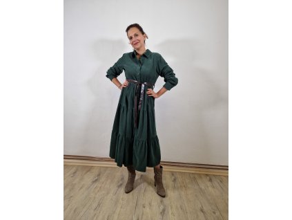 454 2 damske kosilove manzestrove saty vel uni 36 40