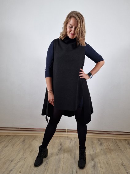 697 damska oversize vesta trenckot vel 40 44