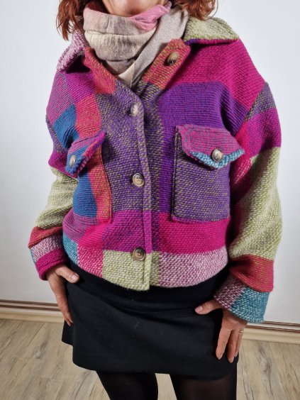 706 3 damska vlnena bunda oversize vel 38 42