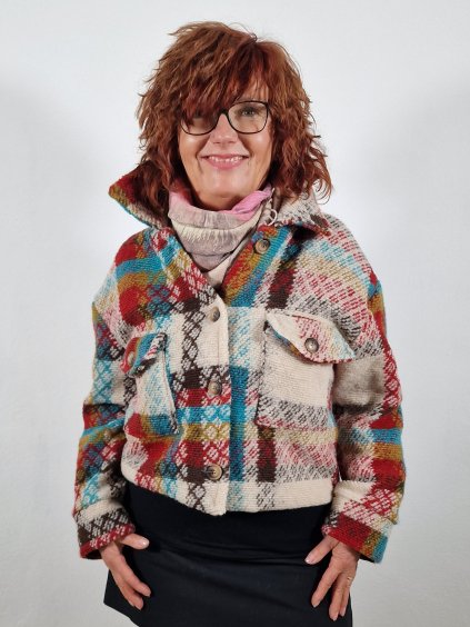 709 3 damska vlnena bunda oversize vel 38 42