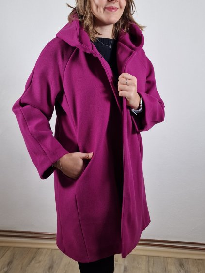 715 6 damsky zimni kabatek s kapuci vel 36 38