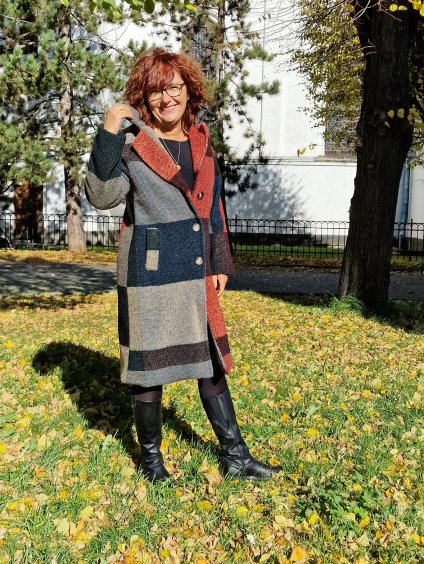 739 1 damsky zimni vlneny kabat uni vel 40 44