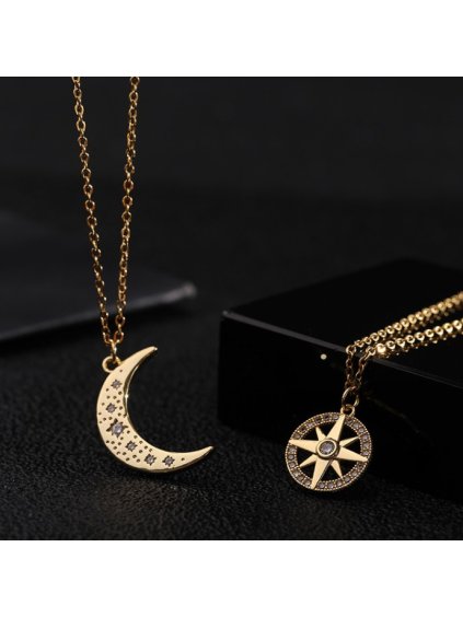 441 nahrdelnik nightfall s ceskym kristalem pozlaceny