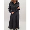 1402 1 damske dlouhe cerne kosilove saty vel uni 36 40